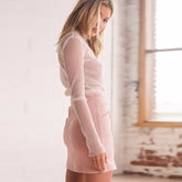 Lila - Lace-Up Mini Skirt